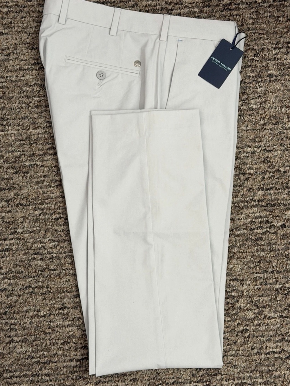 NWT Peter Millar Surge Performance Pants British Grey (35x32)